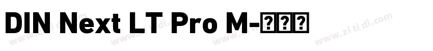 DIN Next LT Pro M字体转换